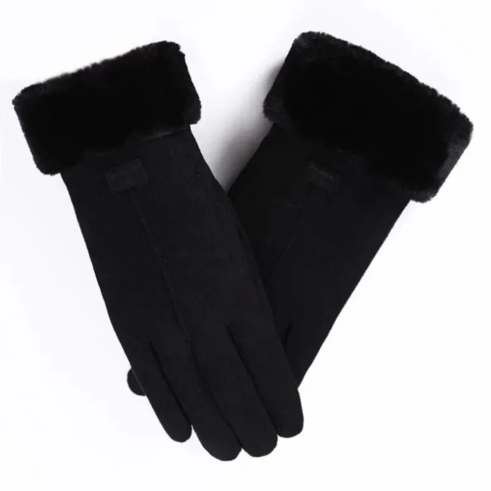 New warm women’s gloves fall, winter, screen